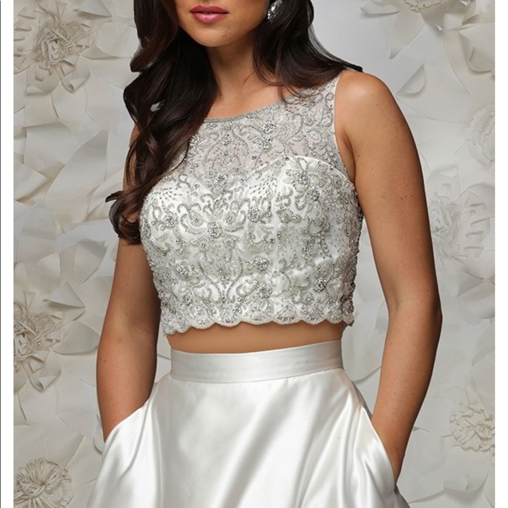 Cristiano Lucci Wedding Dress with Swarovski crystal accents